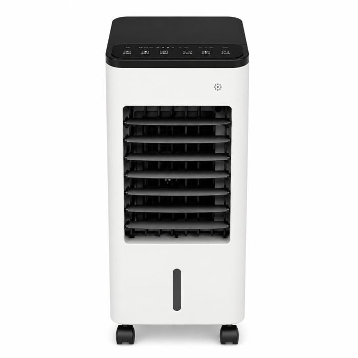 Refroidisseur 4L par évaporation compact et puissant avec débit dair à 3 vitesses Télécommande Minuterie et filtre à poussière