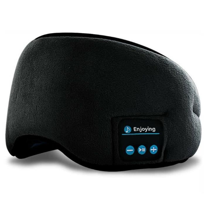 Masque De Sommeil Bluetooth Avec écouteurs Intégrés - Confortable Et élastique, Sans Fil