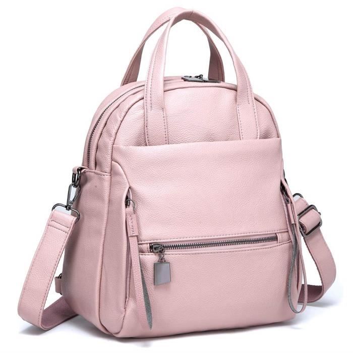 Sac A Dos Pour Femmes Cuir Pu Impermeable Petit Sac A Dos Sac A Main 3 Facons Convertibles Sacs A Main Pour Haut 3fpgv8 Achat Vente Sac A Dos 0001057411030 Cdiscount