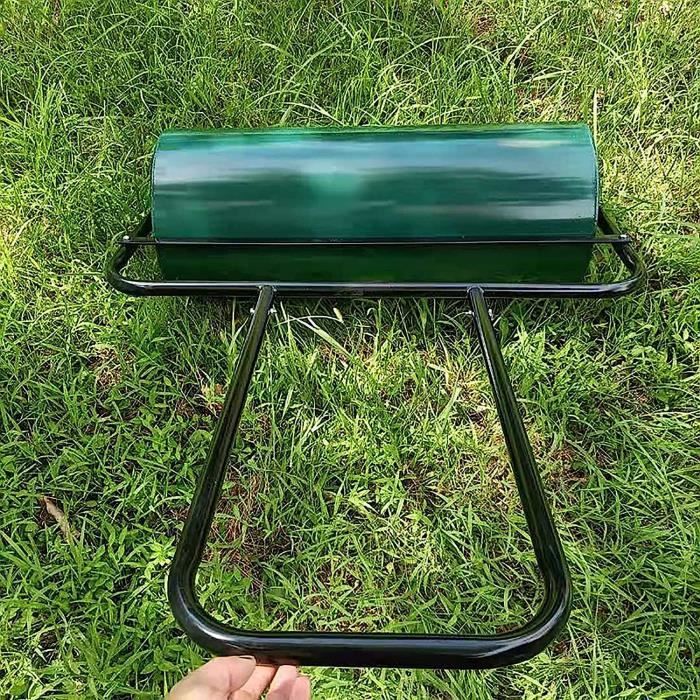 HAUTHE Rouleau Gazon Rouleaux de Pelouse en MétalRouleaux de Gazon, Outil de Compacteur de