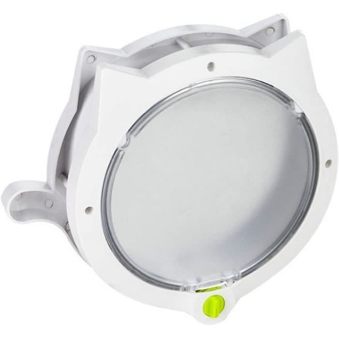Kit de Chatière Magnétique pour Chat et Chien 4 Modes de Verrouillage Safe Pet Flip Door Plastique Porte Automatique pour Portes