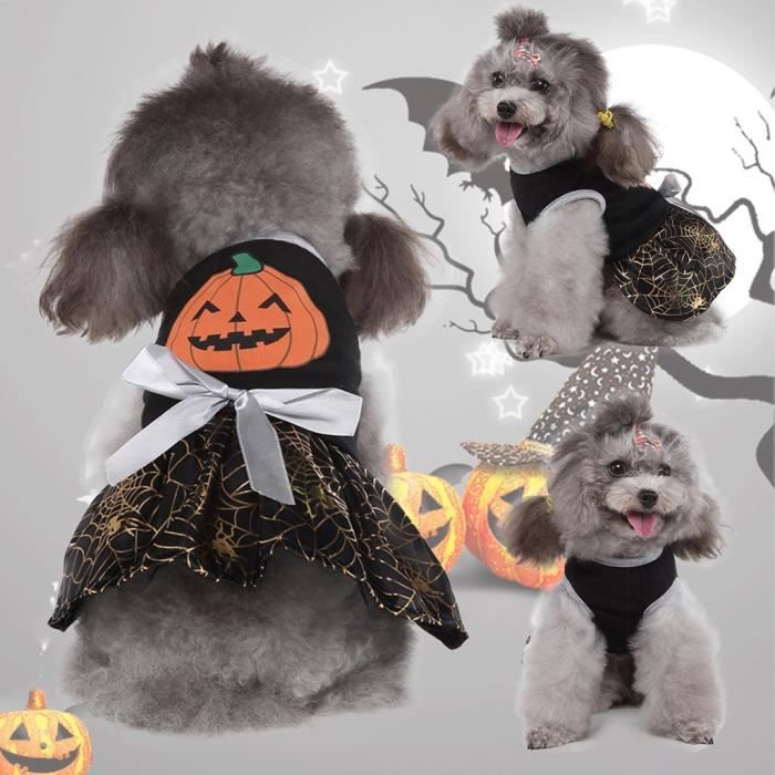 Chat Et Chien Pour Animaux De Compagnie Halloween Vetements Pour Animaux De Compagnie Funny Dress Up Ween9744 Achat Vente Robe Jupe Chat Et Chien Pour Animaux De Cdiscount