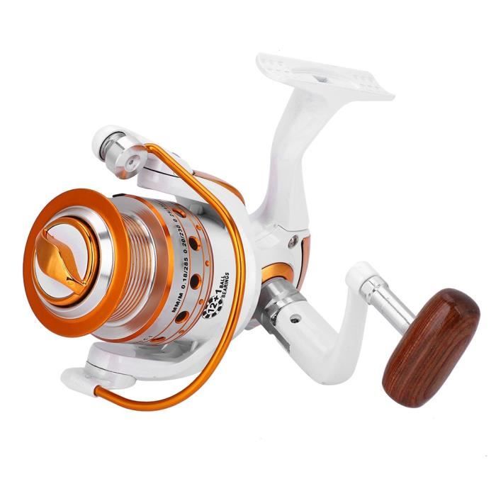 Moulinet De Pêche Numérique Compact – 5+1 Roulements – Frein Max 10kg – Rechargeable – Neuf