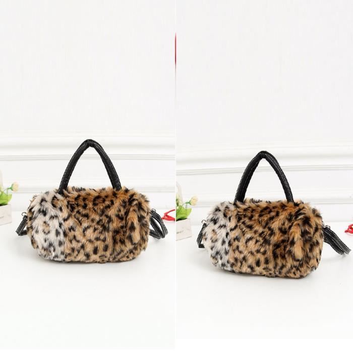 sac bourse leopard