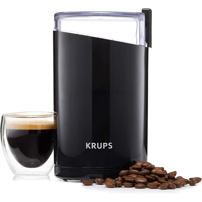 Krups Moulin à café électrique, Broyeur à grains, Mixeur 200 W, Bol 85