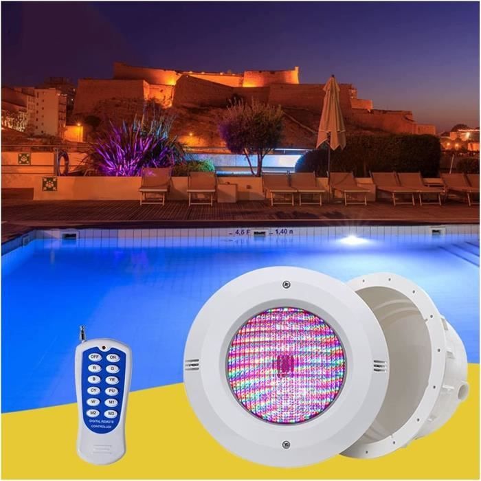 Projecteur Piscine KOLLNIUN PAR56 42W RGB - Lumière Subaquatique IP68 Avec Télécommande