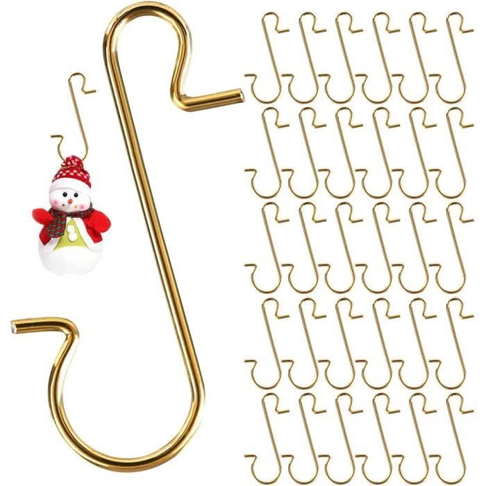 120 Pcs Crochets Pour Boules De Noël, Mini Crochets En Métal