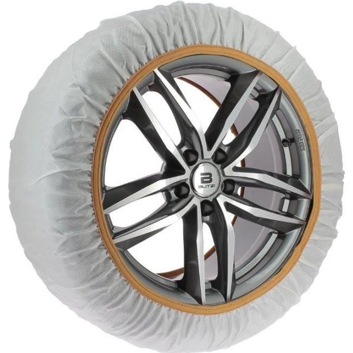Chaussettes à Neige Pour Pneus 215/60 R17 - Agréées, Antidérapantes, Pour Voiture, SUV, 4x4, Van, 1 Paire = 2 Pièces