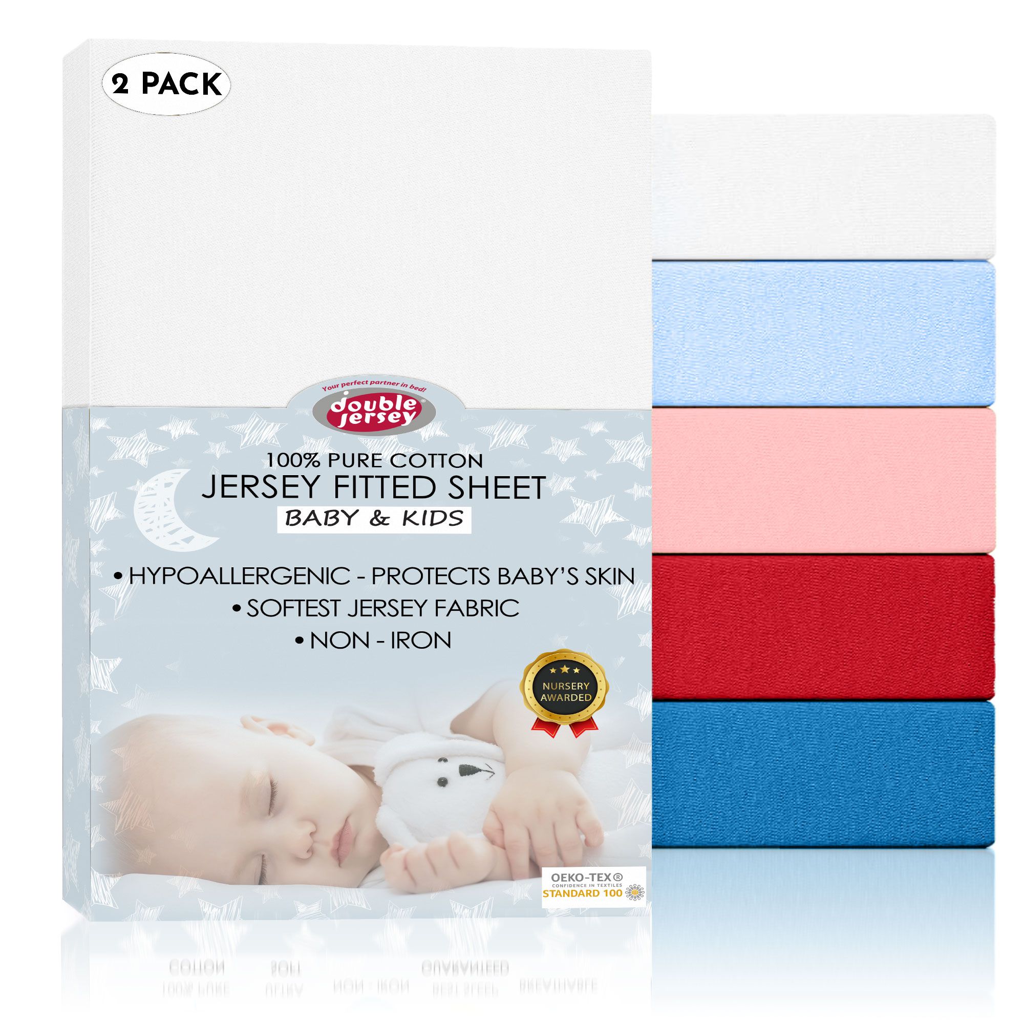 Crème double taille drap housse & deux taies easy care poly coton feuille set Crème double taille drap housse & deux taies easy care poly coton feuille set