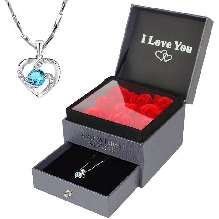 Sautoir Rose Eternelle Collier Femme Cadeau Anniversaire Femme Cadeau Mariage Couple Avec Emballage Cadeau Boite Coffret Cadeau528 Achat Vente Sautoir Et Collier Sautoir Rose Eternelle Col528 Argent Argente Cristal