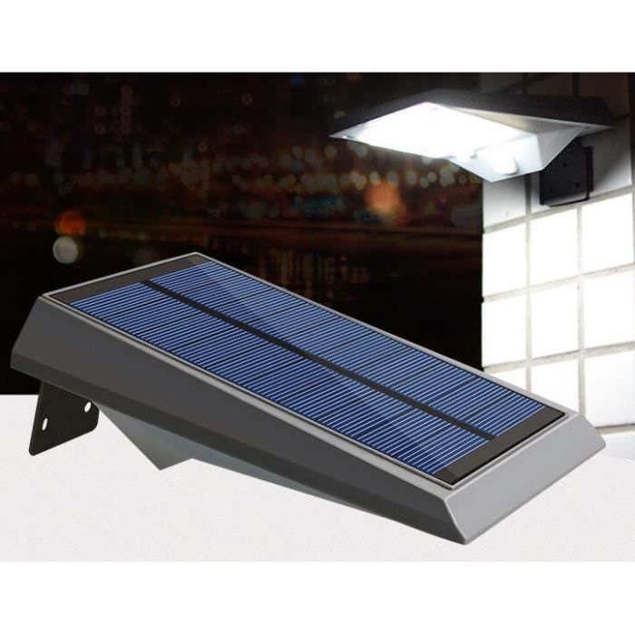 Lampe Solaire Exterieur Applique Mural Solaire Led Pir Capteur