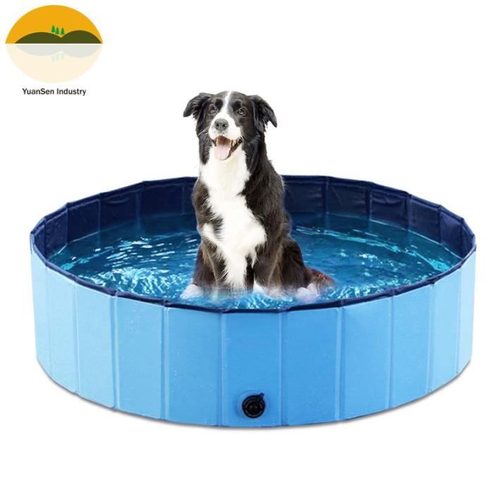 Piscine Grand Pour Chien 120x30cm Pliable Baignoire Bassin De Baignade Bain Pour Chien Chat Animal Exterieur Ou Interieur Bleu Achat Vente Baignoire De Toilettage Piscine Grand Pour Chien 12 Cdiscount