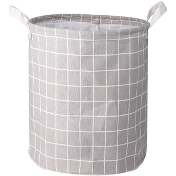 Corbeilles à Linge Ménage Pliable étanche Rond Vêtement Sale Panier