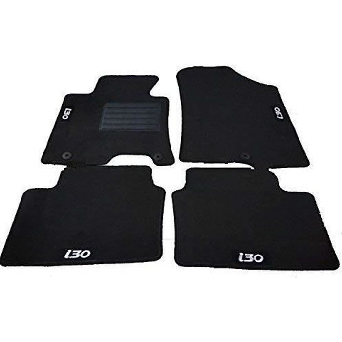 Tapis DE Sol en Caoutchouc 3D Exclusive Compatible avec Hyundai i30 2017-prés 4pcs J&J AUTOMOTIVE 