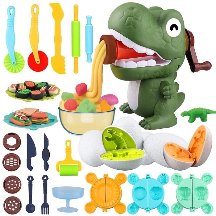 Pâte à Modeler Dinosaure - 12 Pièces Pour Enfants 2-4 Ans - Jeu Créatif Montessori