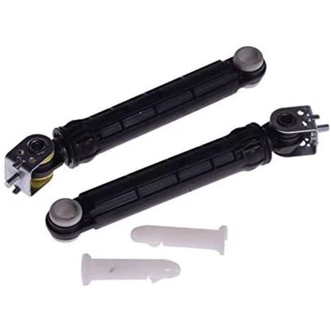 2 Amortisseurs Machine à Laver 100N - 298mm - Compatibles Whirlpool Indesit Ariston - Codes C00140670 & 482000023502 - Garantie 10 Ans