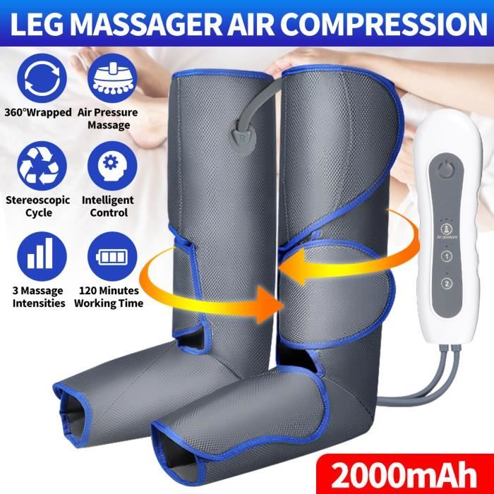 Biuble Appareil de Massage pour Jambes Compression air avec 3 Modes 3  Intensités-US Plug - Cdiscount Electroménager
