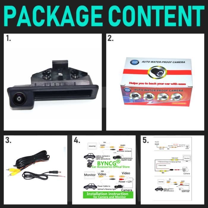 Caméra De Recul D'occasion Pour BMW Série 5 Berline (F10) 2010 Et Plus - Réf. 51247368752