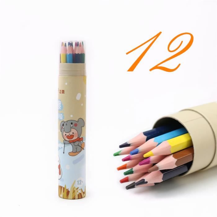 Crayon de couleur,Crayon de couleur effaçable pour dessin d