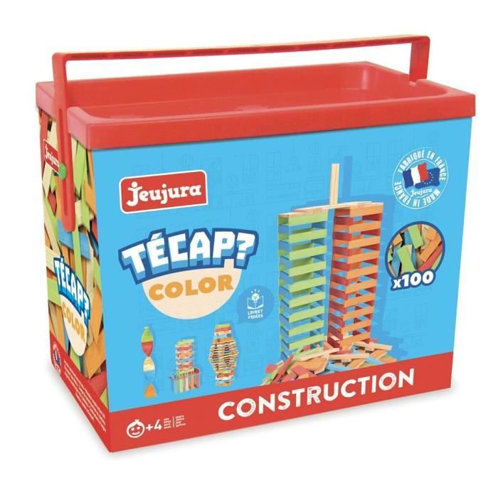 Jeu de Construction Tecap Color - Jeujura - 100 Pièces