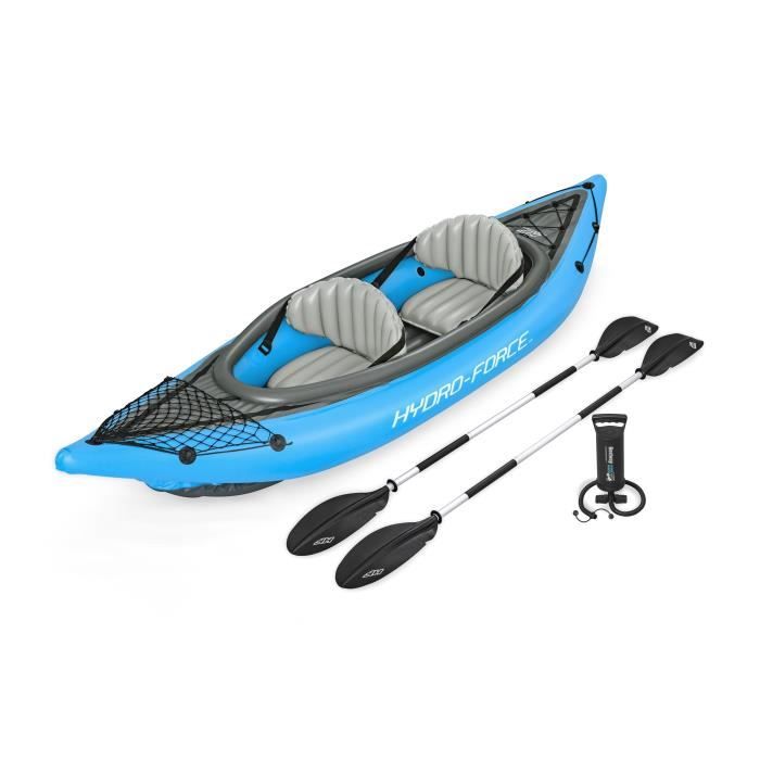 Kayak gonflable - BESTWAY - Cove Champion X2 Hydro-Force - 331x88cm - 2 places - 180kg max - 2 pagai