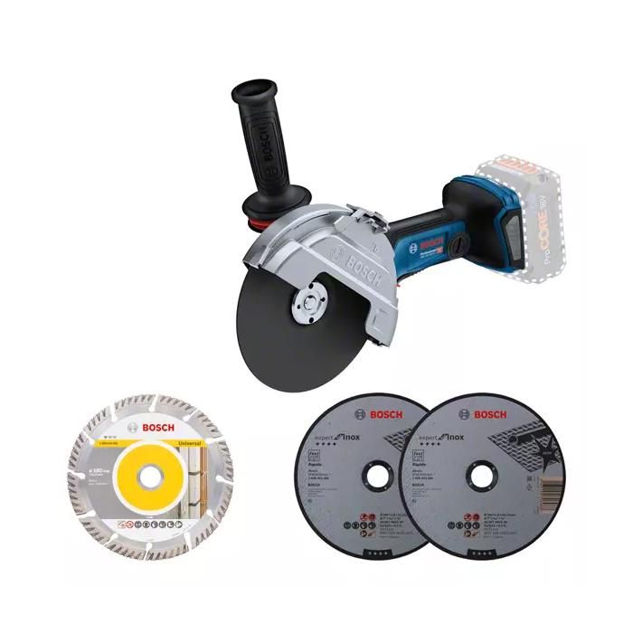 Meuleuse angulaire BOSCH GWX 18V 15 Professional Sans batterie ni chargeur 06019H6F00 - vue 2