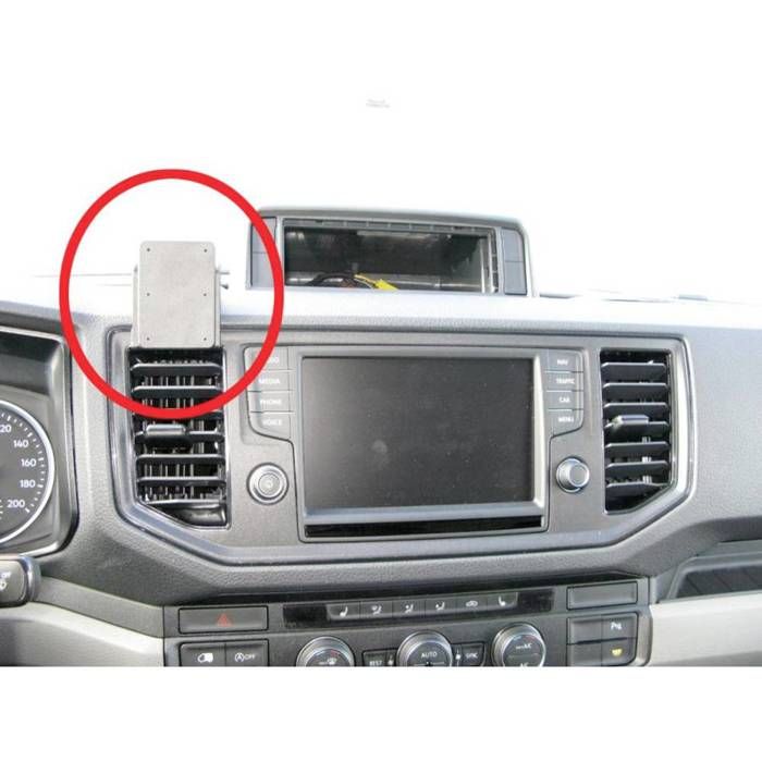 Brodit ProClip VW Crafter (Bj. 17-21) / MAN TGE (Bj. 19-21) grille de ventilation Support de téléphone portable pour vo