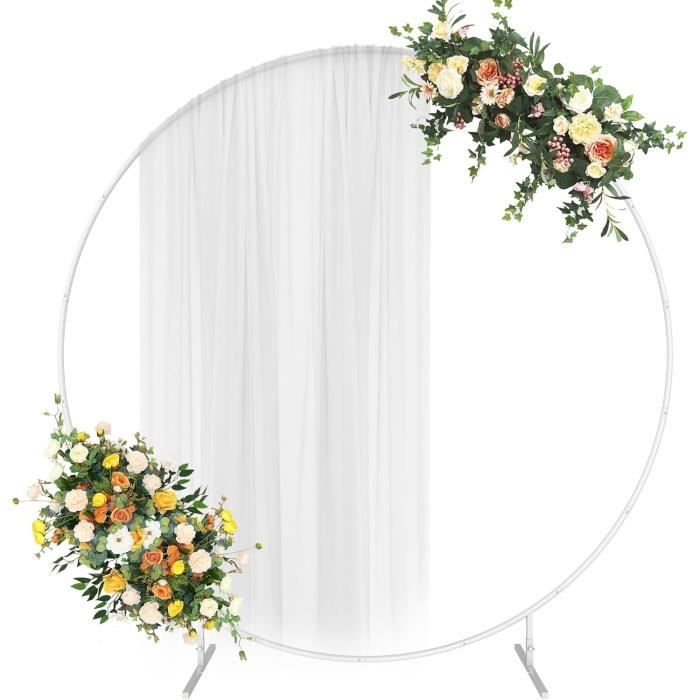 Lot De 2 | Cadres D'arche De Mariage à Dessus Incurvé En Métal Doré, Supports Pour Toile De Fond De Fleurs En Ballon - 1,8 M, 8 M - Canada