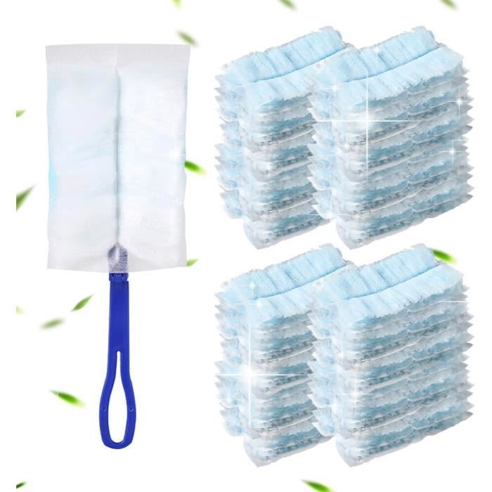 Plumeau Anti-poussière Recharges Plumeau Swiffer Duster - 25 Lingettes Attrape-Poussière Et Poils Lessive Liquide