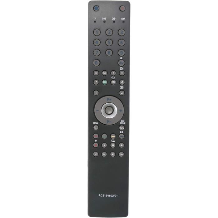 ALLIMITY Telecomando Sostitutivo RC2134602 01 Per TV Grundig - Compatibile Con 26VLC9140S, 32VLC6020C, 40VLE7020C E Molti Altri