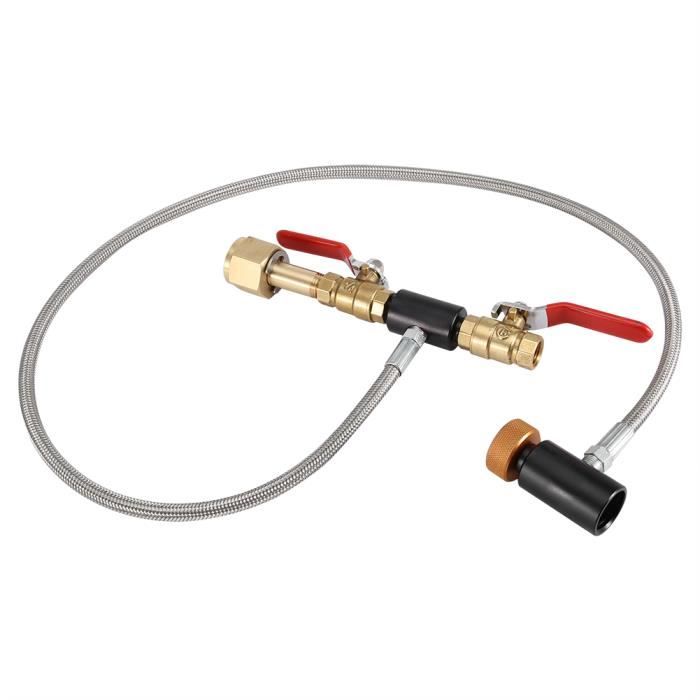 Adaptateur Recharge Bouteille Gaz CGA320 Pour Soda Stream - Laiton, Jauge 2000 Psi, Filetage TR21-4