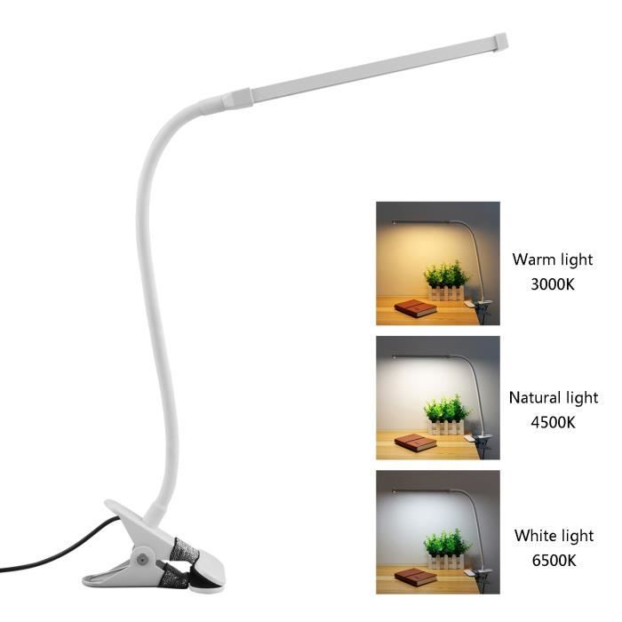 Lampe De Bureau Lampe De Protection Des Yeux Lampe De Table Lampe De Bureau Flexible Pour Le Tatouage D Art D Ongle 8w Blanc Achat Vente Lampe De Bureau Lampe De Pr Soldes