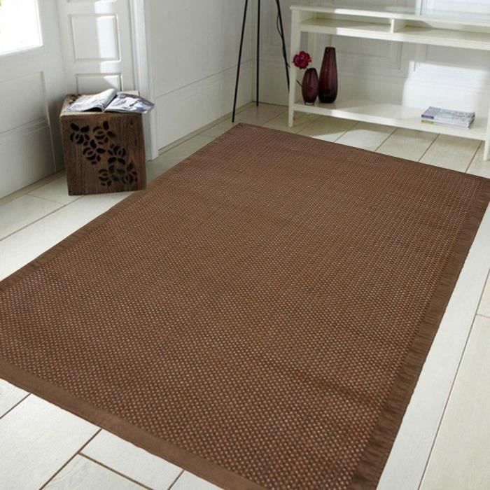 STRAW Tapis intérieur 160x230 cm Marron