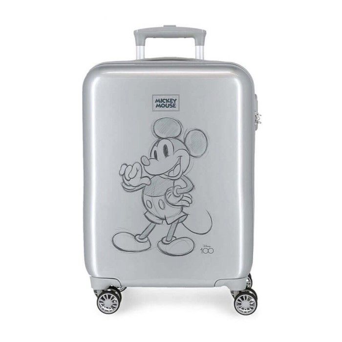 Roll Road Pelican Love Valise Cabine Enfant Bleu 50x38x20 Cm - 34L 4 Roues Rigide ABS Pour Enfants 3-7 Ans