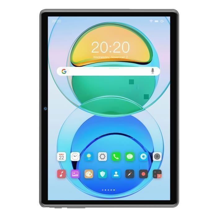 Tablette Tactile 10.1 – Gris – Android 13 – 19 Go RAM – 128 Go ROM – WiFi – 6000mAh