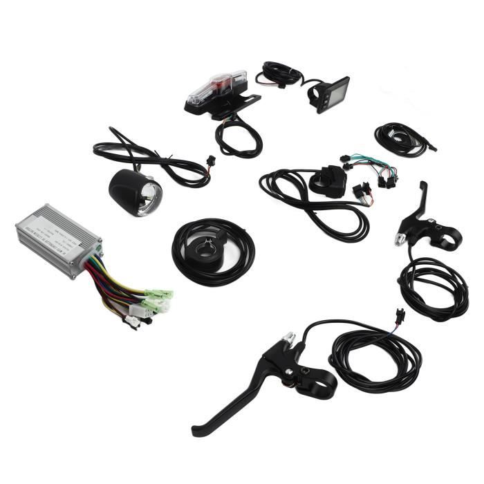 Écran LCD M5 Vélo Électrique 5 Broches 24V-60V - Compteur Universel Vitesse Batterie Distance, Compatible E-Bike & Trottinette