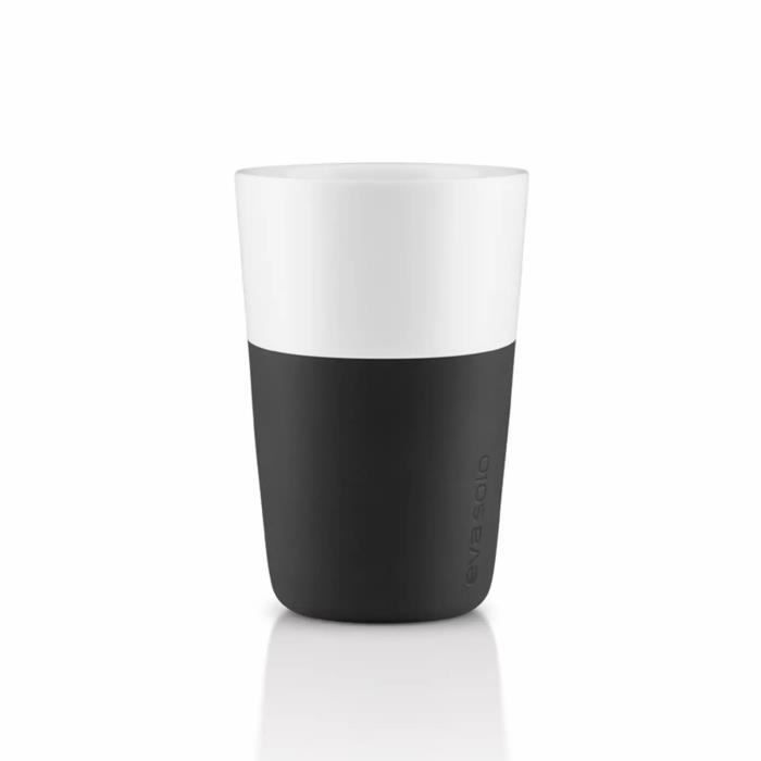Tasses Latte EVA SOLO 501003 Silicone 360 ml Noir Carbone 8