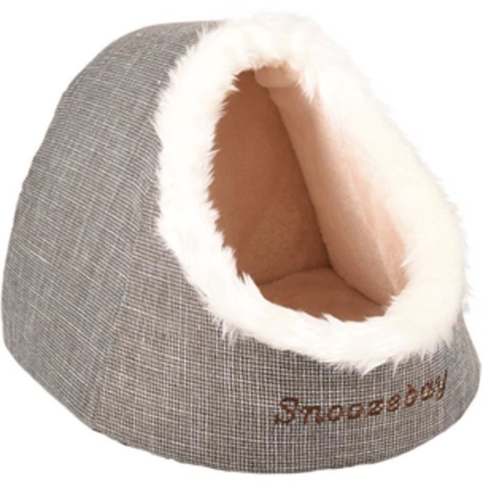 Flamingo Panier Igloo Snoozebay Brun Pour Chat 38 X 40 X 32 Cm Cdiscount