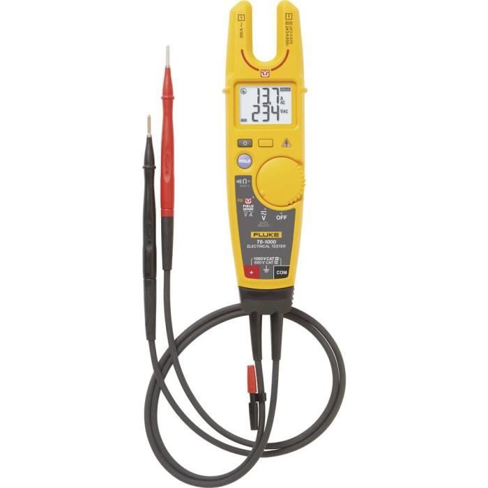 Multimètre , Pince ampèremétrique Fluke T6-1000-EU numérique Etalonné selon: d'usine (sans certificat) CAT III 1000 V, CAT IV 600