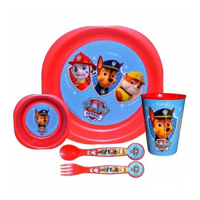Jouet La Pat Patrouille Verre Et Assiette Cdiscount