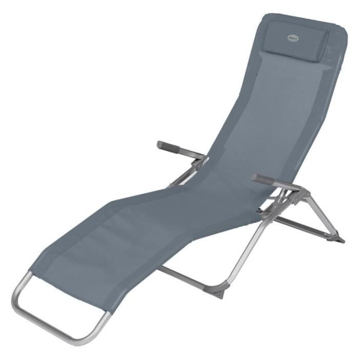Transat Rio Gris Ardoise Hesperide Achat Vente Chaise Longue Transat Rio Gris Ardoise Hespe Cdiscount