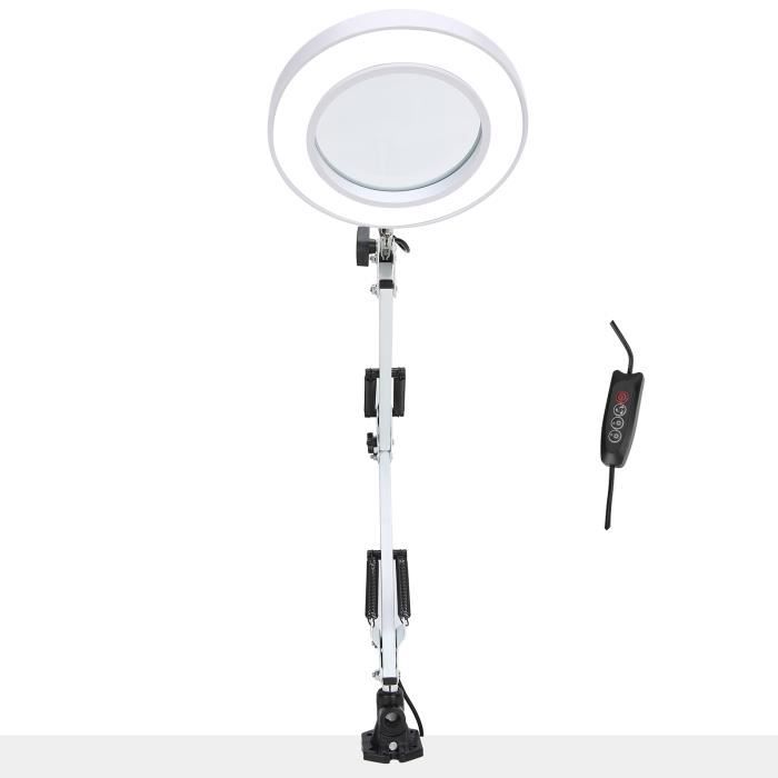 Lampe De Tatouage LED Avec Loupe 2.5X USB Réglable 360° - Lampe Loupe Maquillage Sourcils Cils