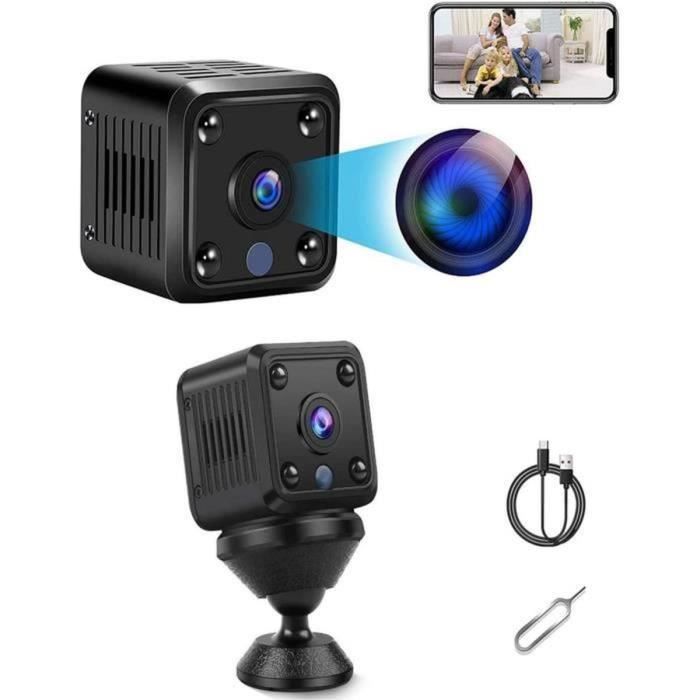 Caméra de sécurité intelligente HQLS - Full HD 1080p - Vision nocturne - WiFi sans fil - Sports de plein air