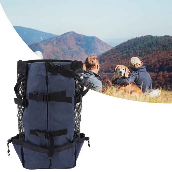 Sac à Dos Ventral Réglable Pour Chien/chat - Transporteur Mains Libres - Pour Petits Animaux Jusqu'à 4 Kg - Matière Respirante Mesh - Randonnée, Extérieur