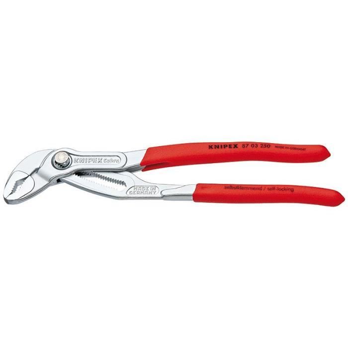 Pince Multiprise AMA 250mm Rouge - Outil Ergonomique En Acier Inoxydable Pour Torsion Et Saisie