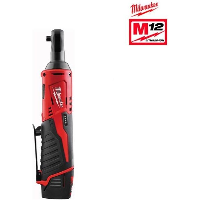 Clef à chocs MILWAUKEE M12 IR 12V Li Ion 2.0Ah 14 4933441725