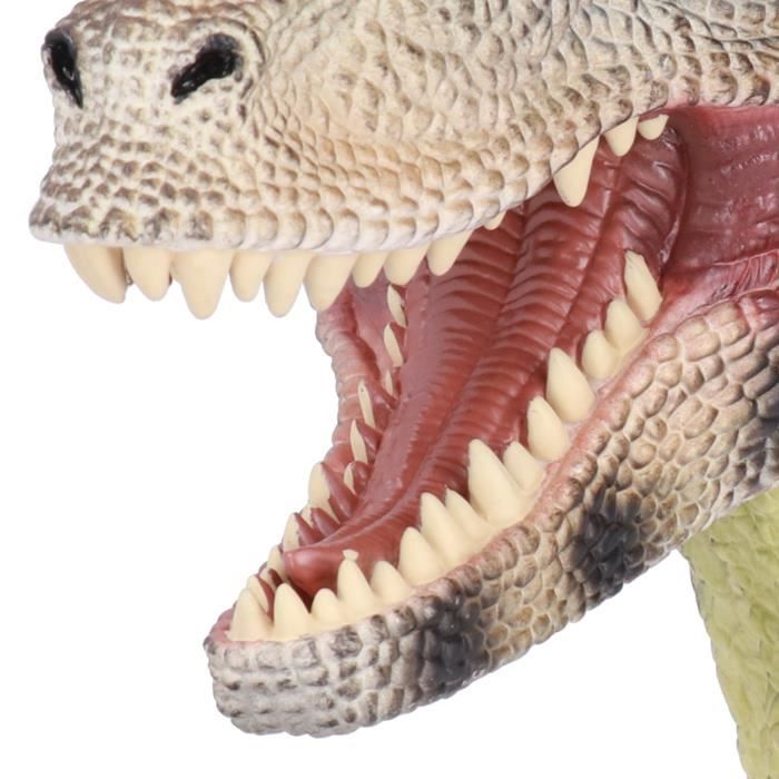 Marionnette à doigt dinosaure T-rex marron The Puppet Company