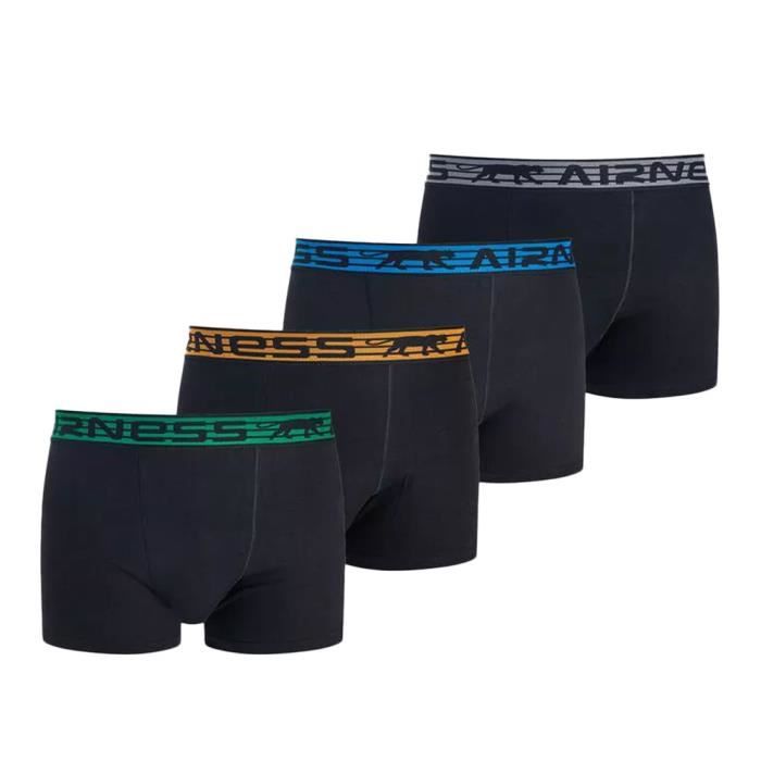 X4 Boxers Noir Garcon Airness 127 Black Cdiscount Pret a Porter