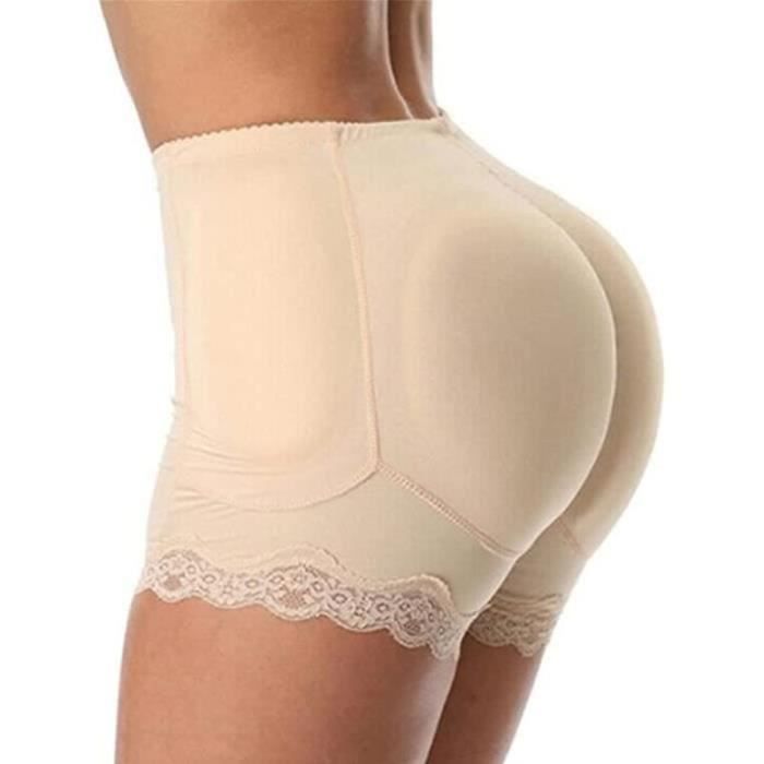 Culotte Gainante Femme - Remonte Fesses Rembourré - Ventre Plat Dentelle - Shapewear Invisible Sous Vêtements