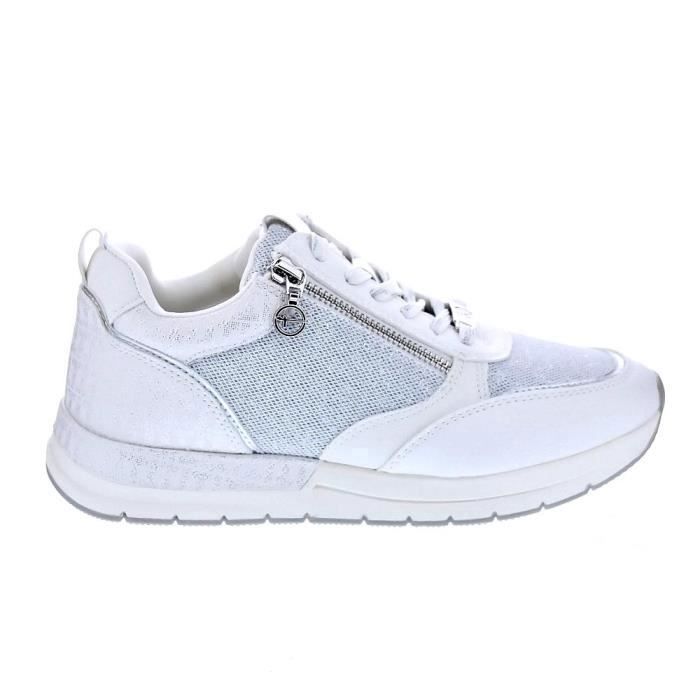 tamaris Chaussures - TAMARIS - Femme - Blanc - Fermeture éclair - Synthétique